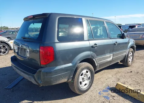 2005 Honda Pilot Lx из США, поврежденный, VIN 2HKYF18145H566144